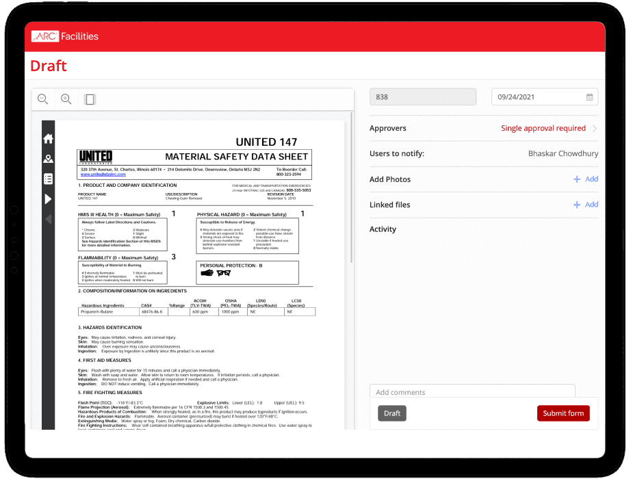 Maintenance & Inspection Records