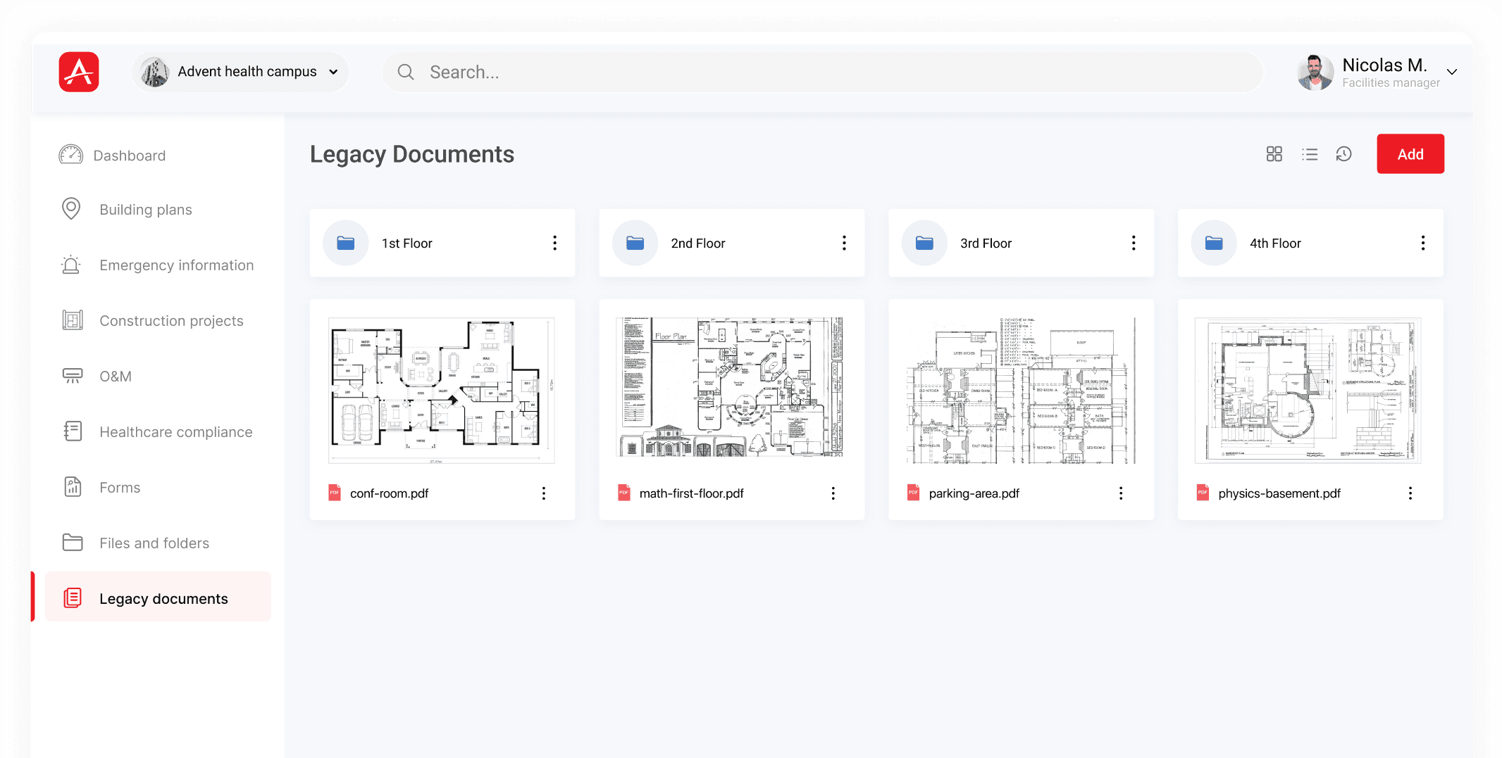 How quickly can you access building legacy data at your facility?
