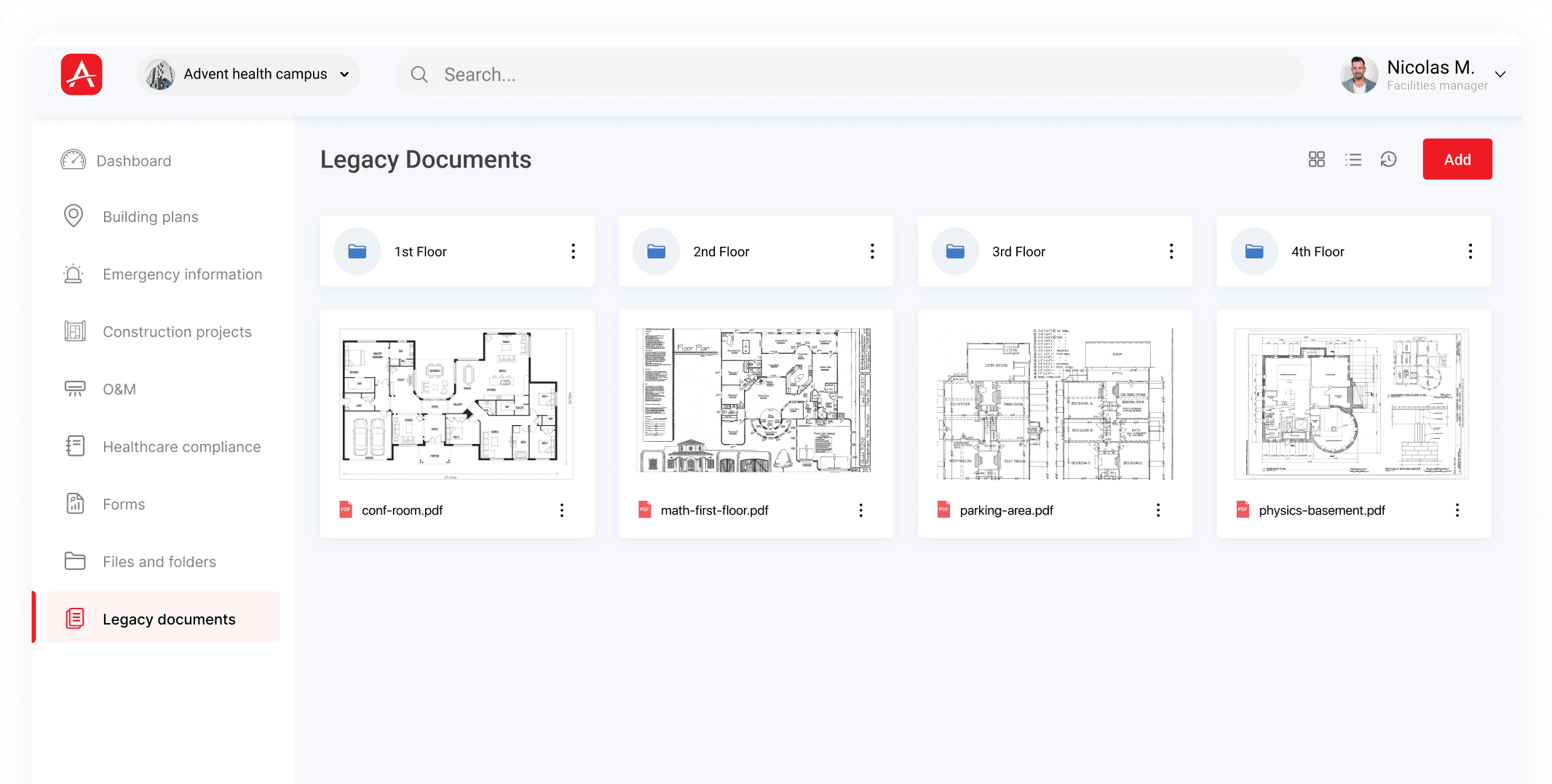 How quickly can you access building legacy data at your facility?