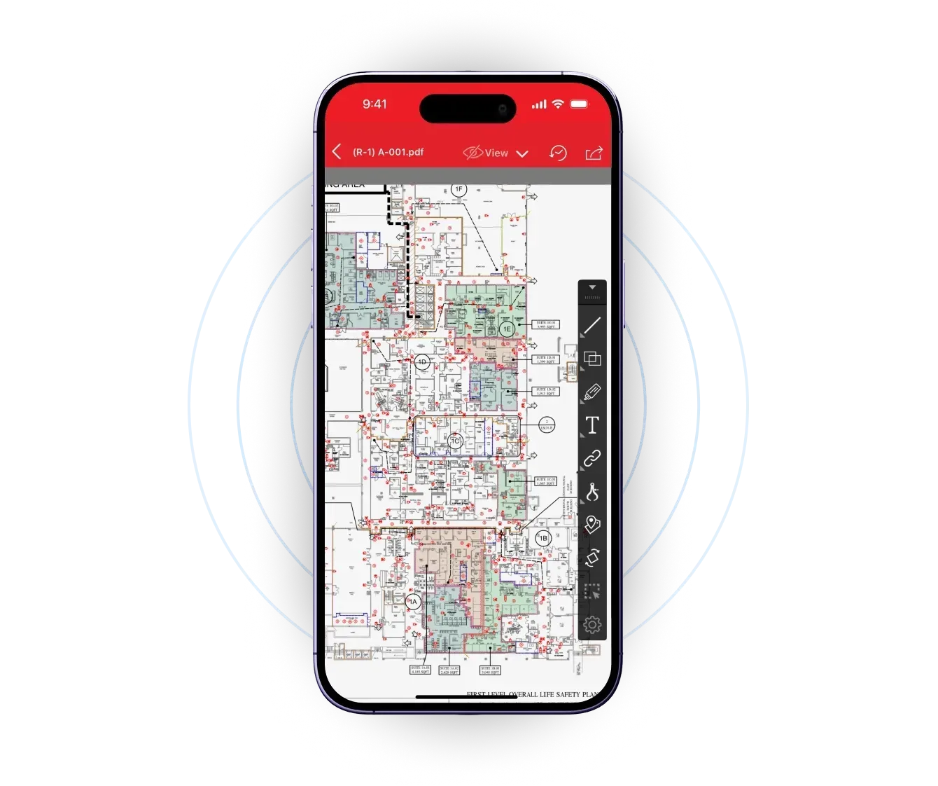 Instant access to plans in the field